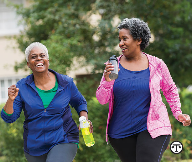 Being more physically active and making healthier    food choices can be easier when you do it with friends.
