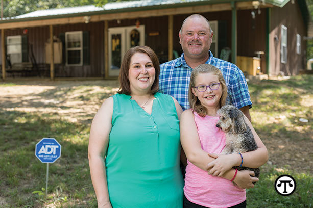 The McFalls were saved from carbon monoxide    poisoning by their ADT monitoring system.