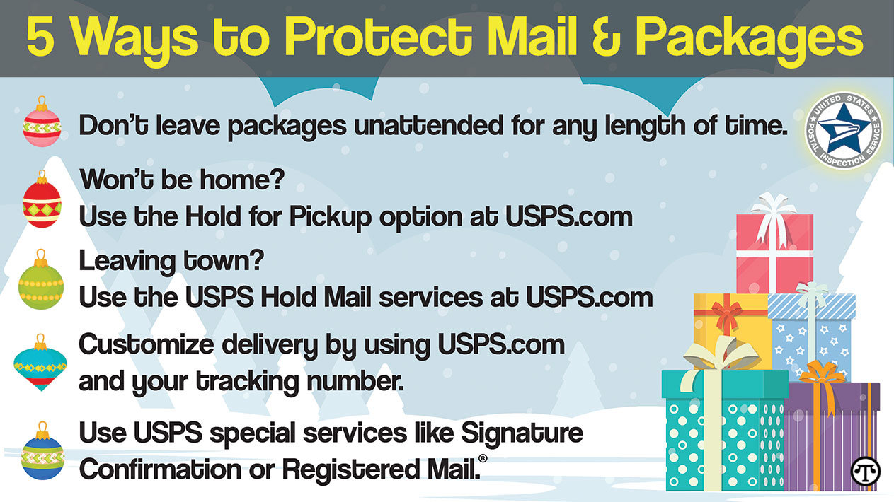 You can have a happier holiday season if you take a    few simple steps to make sure that all of your cards and gifts arrive safely.