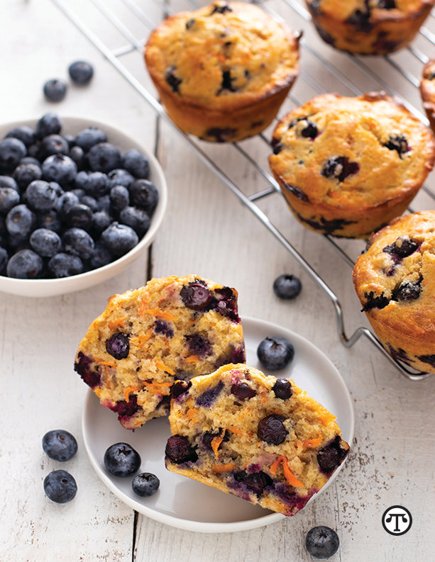 California sweetpotatoes are a key ingredient to tasty, moist and healthy muffins.