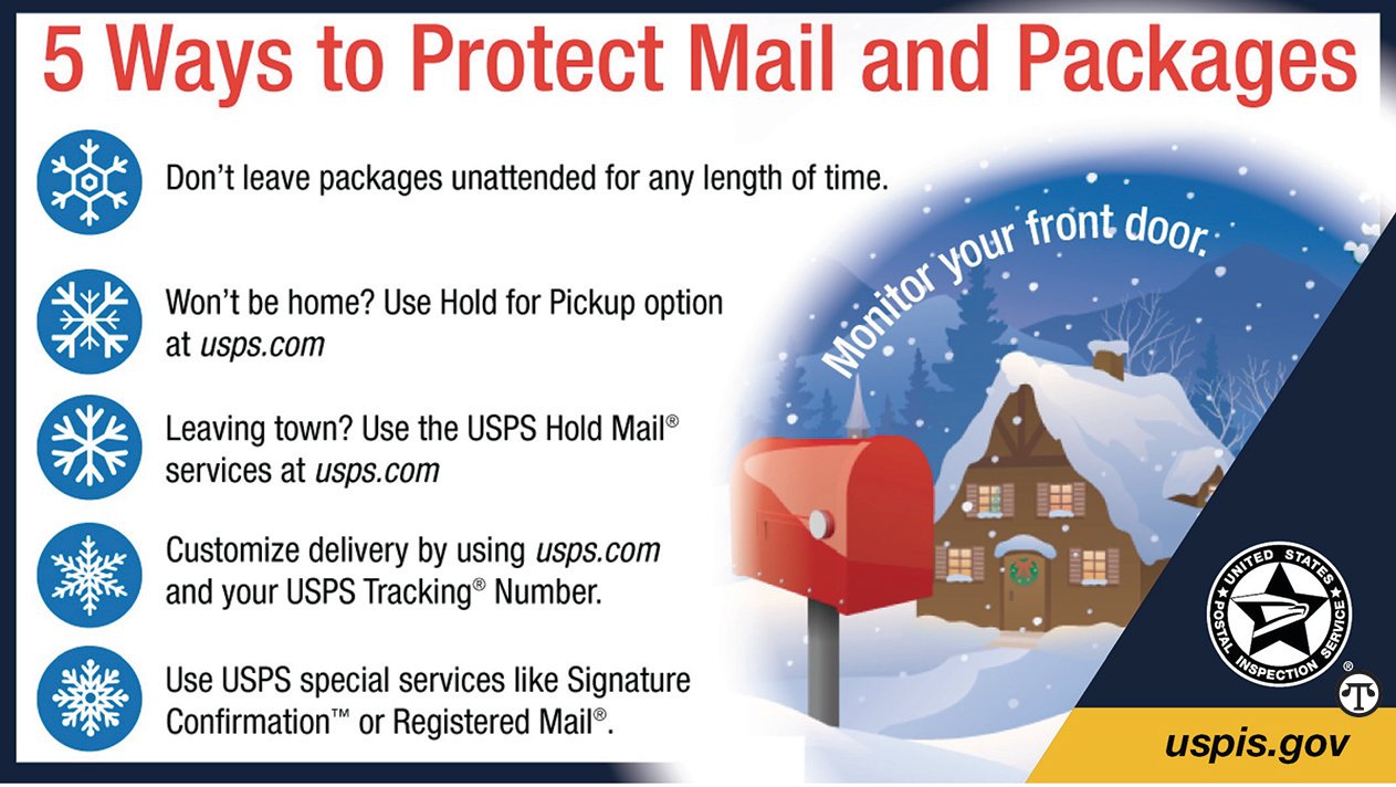 A few simple steps can help make sure the packages you send and receive this holiday season end up in the right hands.