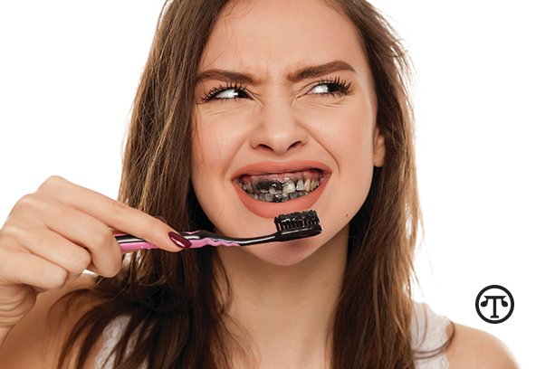 Dentists advise against brushing your teeth with charcoal.
