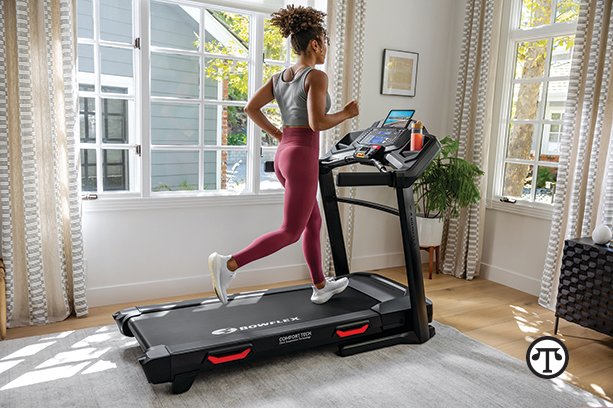 The new Bowflex BXT8J treadmill offers high performance cardio that can pair your device to the JRNY adaptive fitness membership. The treadmill’s built-in media shelf makes it easy to explore varied and personalized JRNY workout experiences by using your tablet or phone (available on iOS and Android devices).